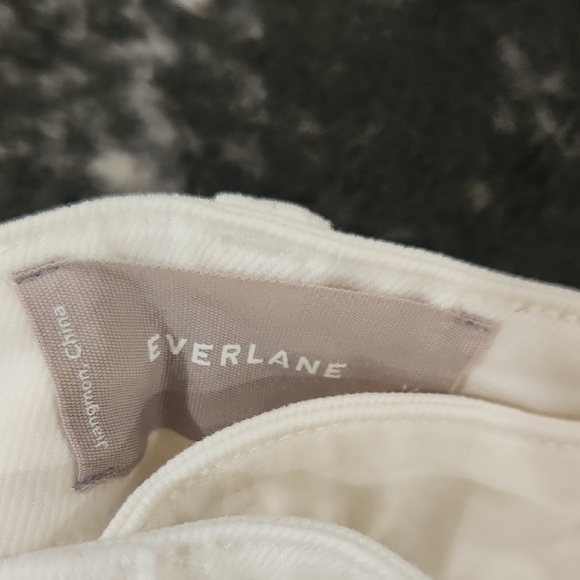 Everlane Cream Wide Leg Pants - Picture 2 of 3